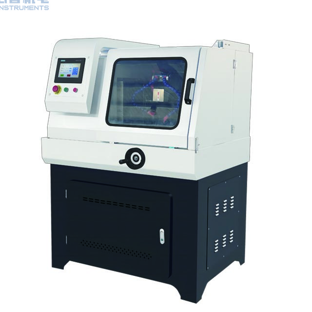Los laboratorios metalúrgicos utilizan la máquina de corte de muestra metalográfica automática de cortador CM-100YZ