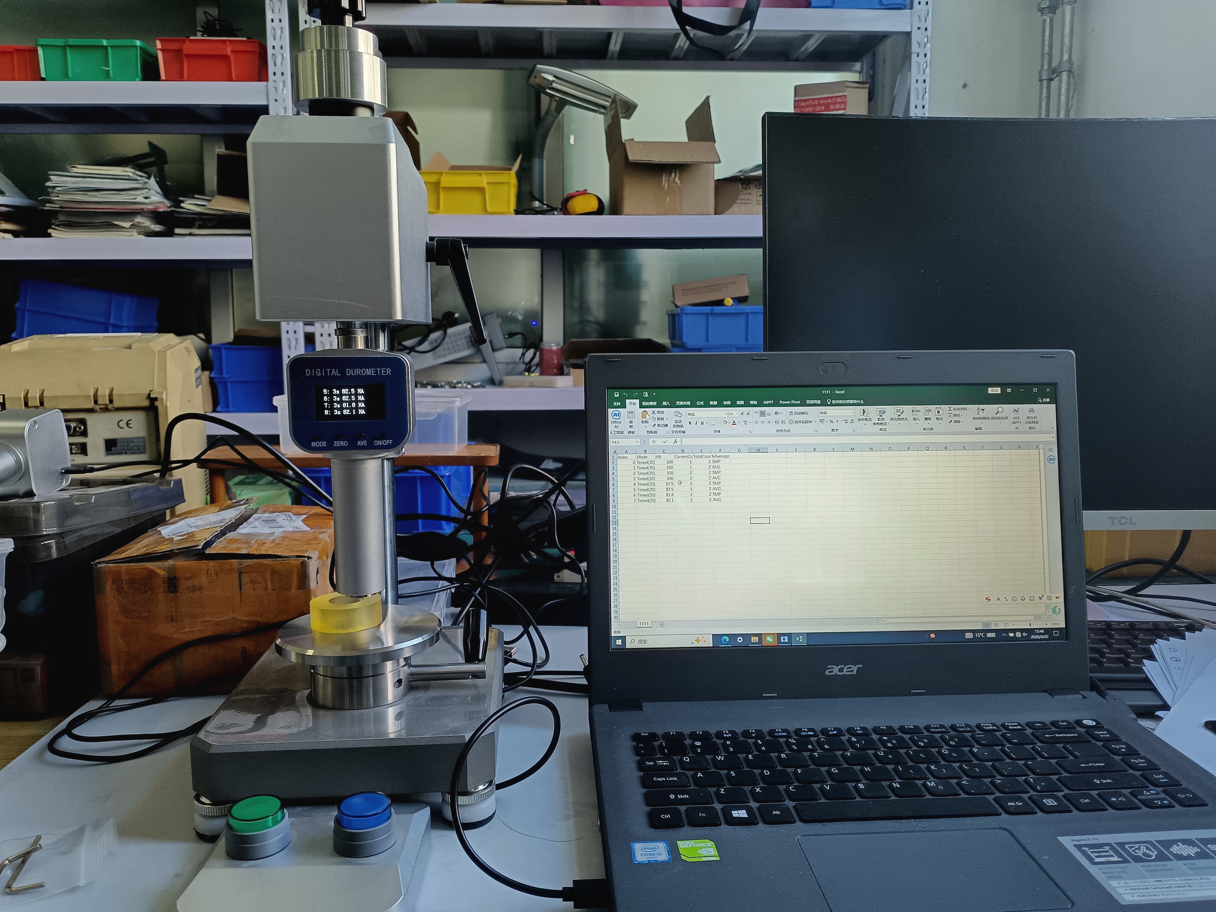 Dur&oacute;metro Shore completamente autom&aacute;tico, probador de dureza Shore digital de alta precisi&oacute;n para caucho y pl&aacute;sticos (ISO 7619 / ASTM D2240)