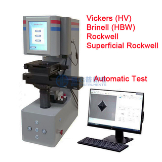 Tester de dureza universal totalmente automático Brinell Rockwell Vickers Prueba de dureza BRV-250AZ