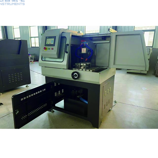 Los laboratorios metalúrgicos utilizan la máquina de corte de muestra metalográfica automática de cortador CM-100YZ