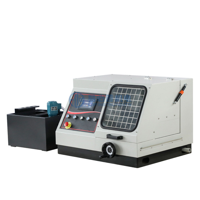 Precisión Muestra metalográfica automática Máquina de corte abrasiva ECM-350AT