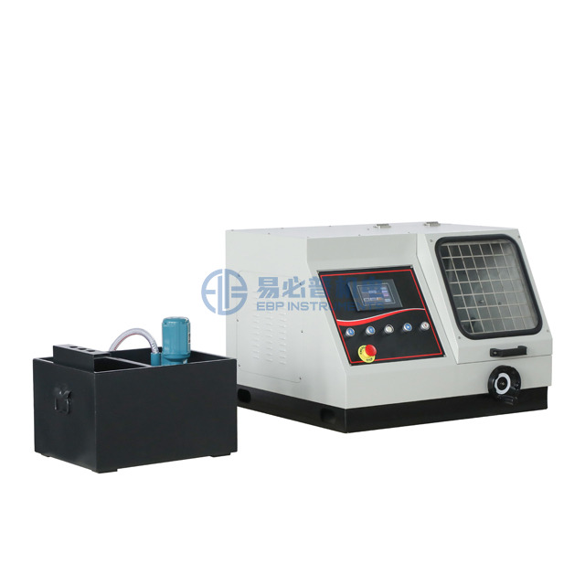 Precisión Muestra metalográfica automática Máquina de corte abrasiva ECM-350AT