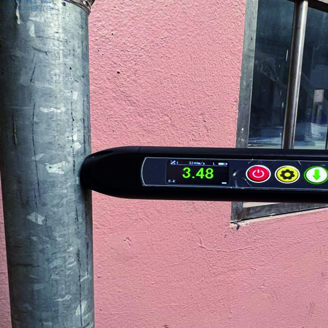 Medidor de espesor ultrasónico acústico electromagnético con medición de espesor de sonda EMAT