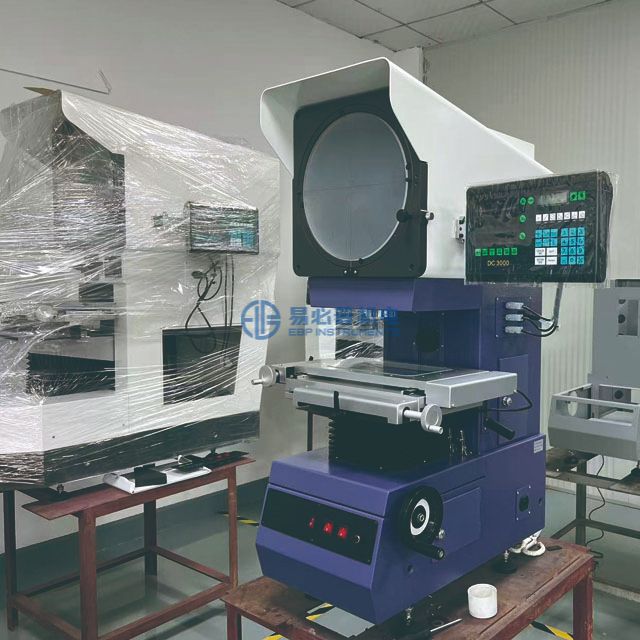 Proyector de perfil de máquina comparador óptico vertical con lectura digital EYP-150 / 200 / 250