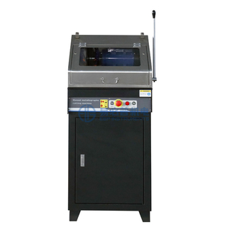 Máquina de corte de muestra metalográfica manual con tabla de gabinete QGL-80C 100C