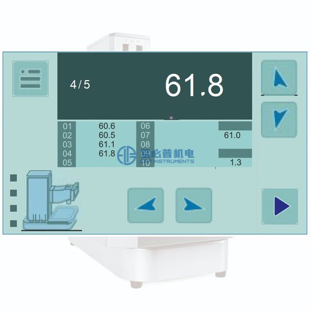 Probador de dureza Shore completamente automático Durómetro A D OO