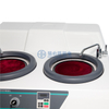 Máquina pulidora de muestras de placas de trabajo doble