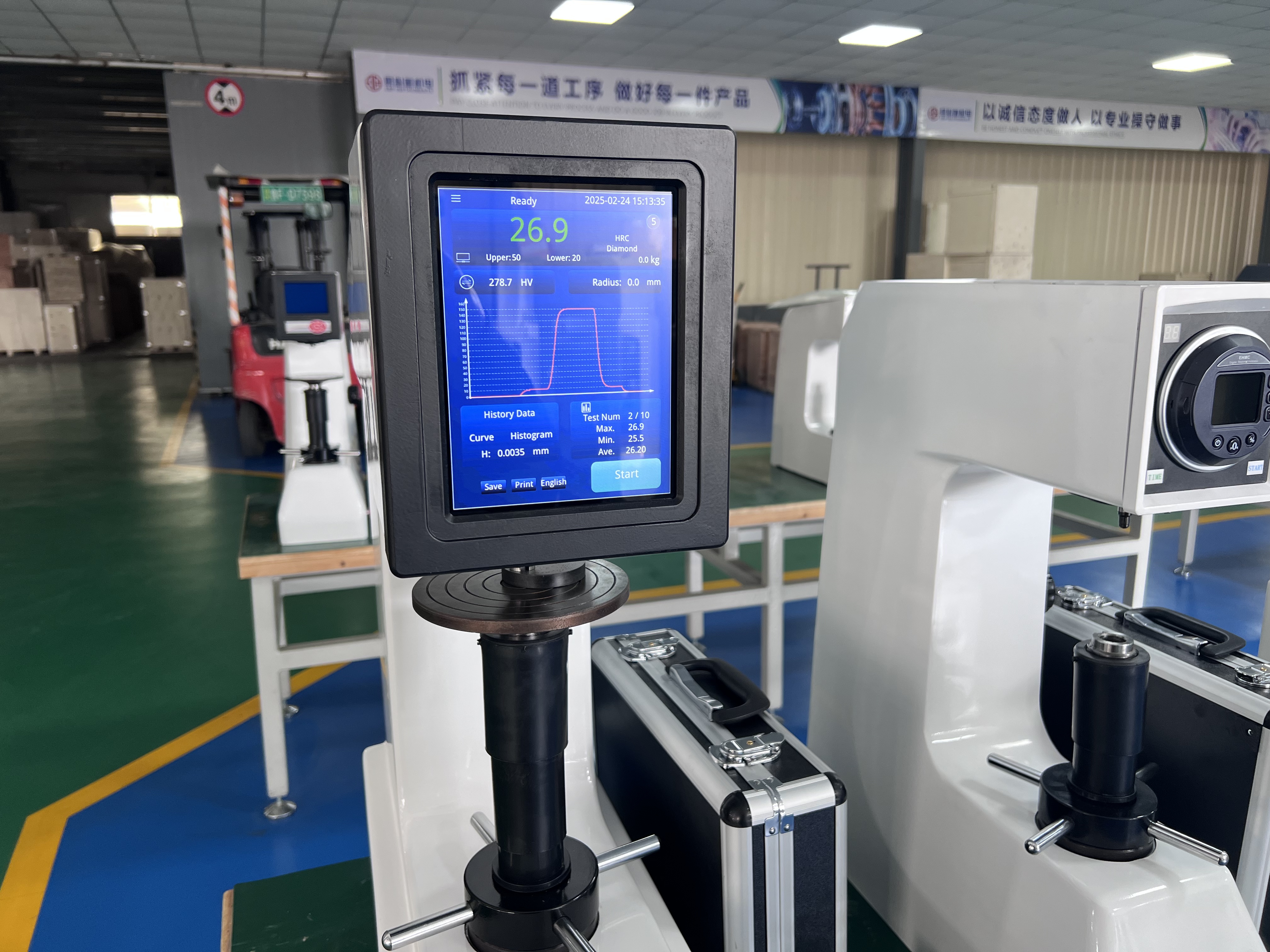 Tester de dureza de Rockwell digital